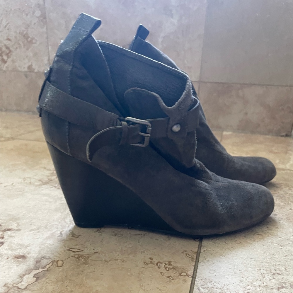 Nine West wedge bootie